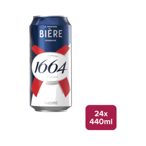 Kronenbourg 1664 Bier 24 x 440ml Can