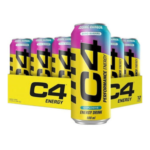 C4 Performance Energy Drinks Cosmic Rainbow 500ml Can