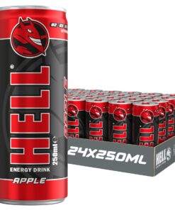 hell-energy-drink-apple-24-x-250ml-cans-high-caffeine-with-b-vitamins-vegan-preservative-free