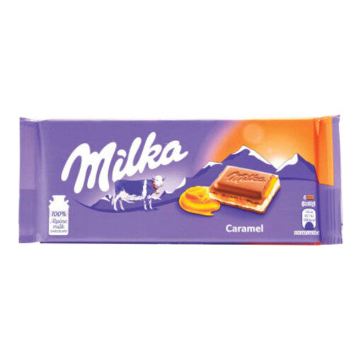 Milka Caramel Chocolate Bar