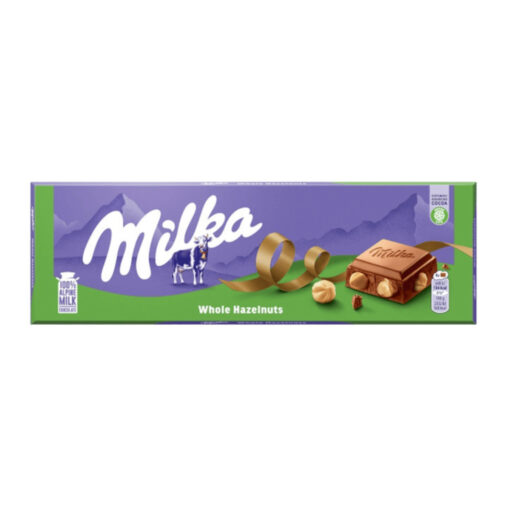 Milka Milk Chocolate with Whole Nuts Large