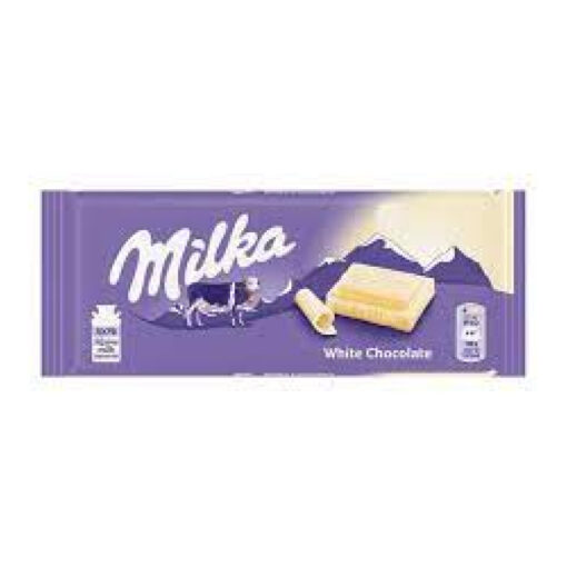Milka White Chocolate Bar (Weiße Schokolade)