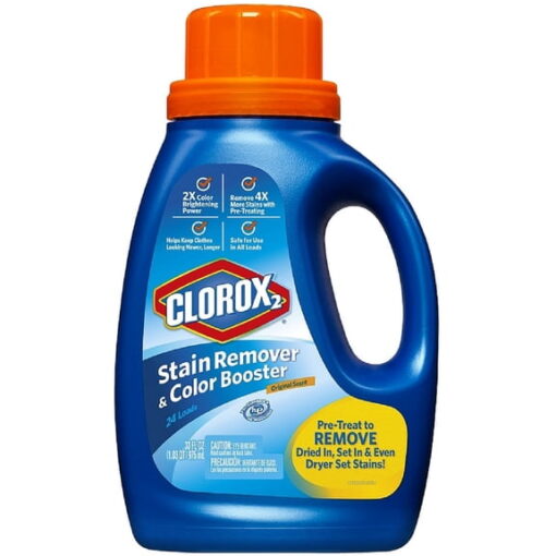 Clorox 2 Stain Fighter & Color Booster, Original 33 oz (Pack of 6)