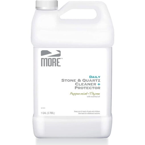 MORE Stone & Quartz All Purpose Cleaner + Protector Refill (Advanced Formula) for Natural Stone and Tile Surfaces, Household Cleaning [Gallon / 128oz]