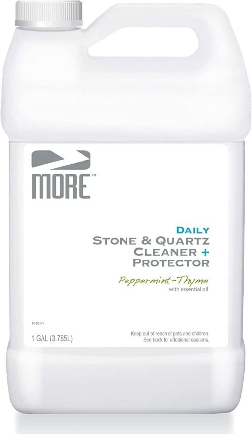 MORE Stone & Quartz All Purpose Cleaner + Protector Refill (Advanced Formula) for Natural Stone and Tile Surfaces, Household Cleaning [Gallon / 128oz]